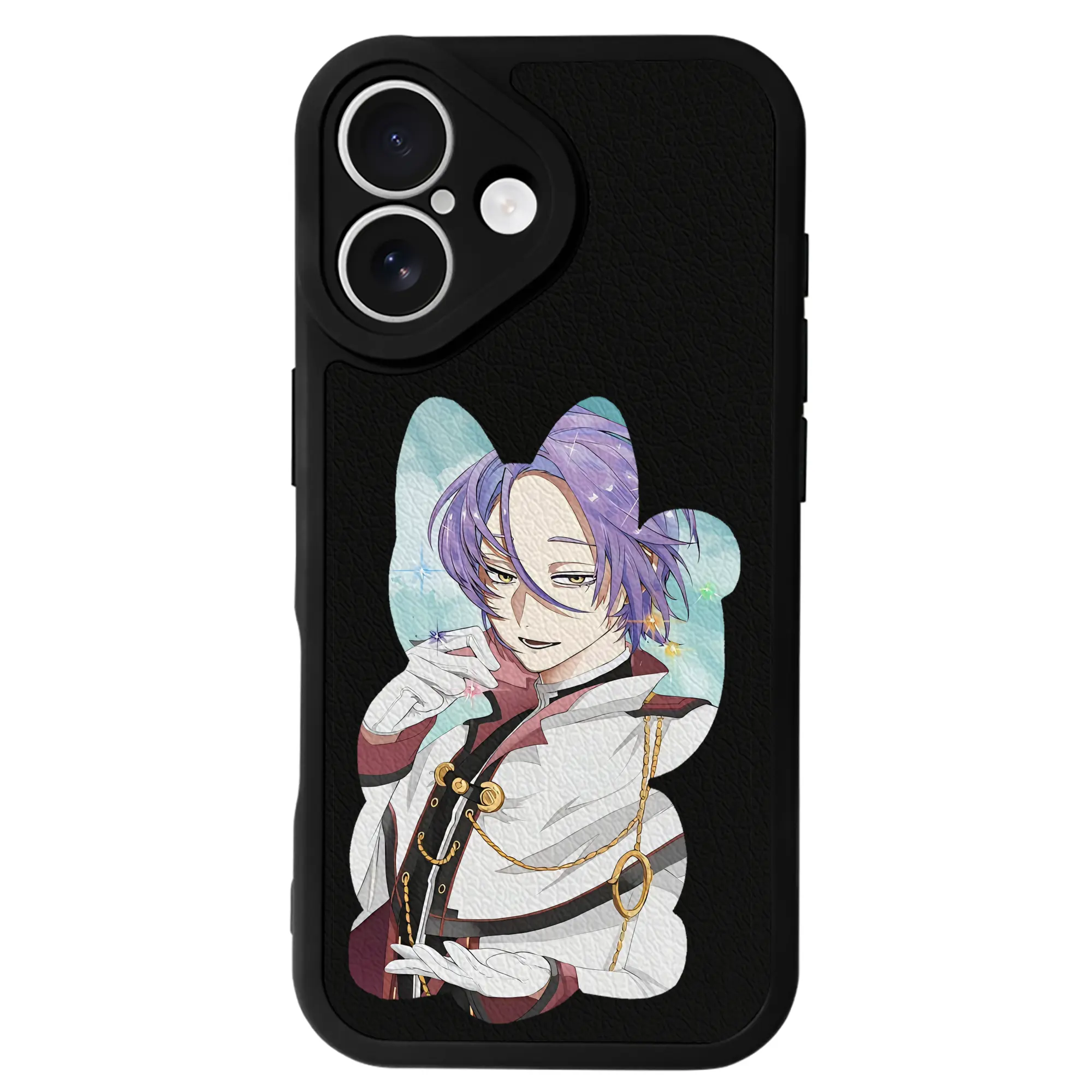 リゼロ グッズ ユリウス - IPhone 16シリーズ対応 ・ シリコンスマホケース ・ レザー調 ・ 高精度フィット ・ 耐衝撃 ・ ワイヤレス充電対応 ・ 精密カット